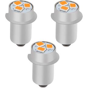 LED Flashlight Bulb,flashlight bulbs replacement for Ryobi Craftsman Milwaukee Flashlight,18V 19.2V maglite led bulb -3 pack