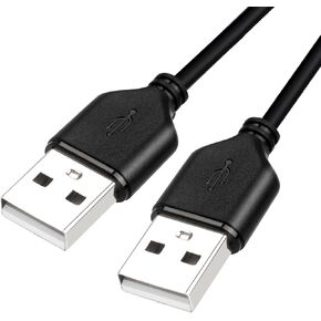 كابل USB2.0 A نحيف إلى USB A بطول 20 قدم، كابل USB2.0 طويل USB2.0 A إلى كابل شحن طويل سريع الشحن لأجهزة PS5 ولوحة المفاتيح والماوس والمزيد! قطر السلك 2.8 ملم in Kuwait