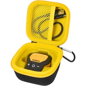 حافظة COMECASE متوافقة مع مكبر صوت بلوتوث قابل للارتداء من DEWALT، حقيبة حامل تخزين سماعات صغيرة محمولة بمشبك مغناطيسي (صندوق فقط)