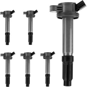 PHILTOP UF486 Ignition Coil Pack, Set of 6 Compatible with Zephyr 2006, Milan 2006-2011, Mariner 2009-2011, Fusion 2006-2012, Escape 2009-2012 3.0L