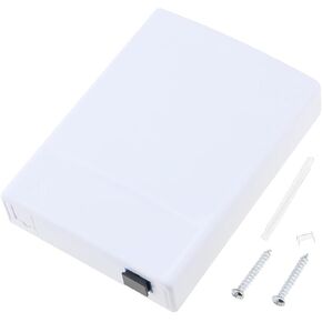 Create idea FTTH Fiber Optic Socket 120x90x25mm 2 Port Fiber Optic Terminal Junction Box Socket 2 Port Fiber Optic Socket Box for Homes Offices Shopping Malls