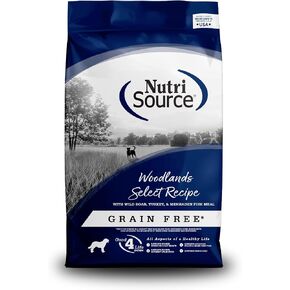 Nutrisource Grain Free Woodlands Select Beef & Trout For Dogs, 5-Pound