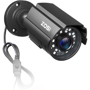ZOSI 1080P Security Camera System with 1TB Hard Drive,H.265+ 8CH 5MP Lite HD TVI Video DVR Recorder with 4X HD 1920TVL 1080P Indoor Outdoor Weatherproof CCTV Cameras,Motion Alert,Remote Access