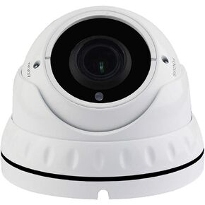 1stPV 2MP 4in1 (TVI, AHD, CVI, CVBS) 2.8-12mm Indoor Outdoor HD Dome Camera DWDR OSD menu for CCTV DVR Home Office Surveillance Security White