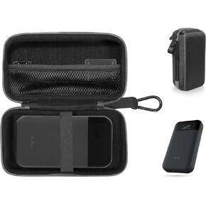 CaseSack Case for GL.iNet GL-E750V2 (MUDI) 4G LTE OpenWrt VPN Router, Travel Organizer for Cable, USB-C Port replicator and Power Adapter