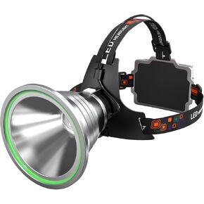 Coon Hunting Lights,High Power LED Headlamp Spotlight,Waterproof Super Bright Rechargeable Headlight with Motion Sensor