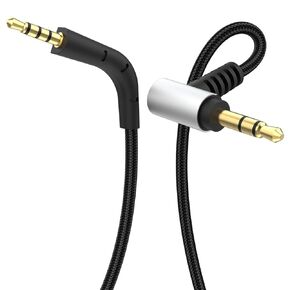 Saipomor P7 Aux Cable Replacement Extension Audio Cord Compatible with Bowers & Wilkins P7 Wireless Headphone-4ft