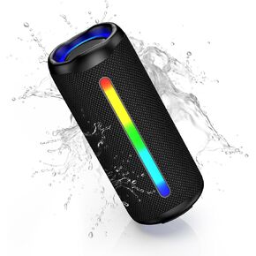 Wireless Bluetooth Speaker, Loud Stereo Sound Portable Speaker,Bluetooth 5.3,IPX5 Waterproof Mini Bluetooth Speaker,30H Playtime,TWS Pairing for Outdoor,Home,Party,Beach,Summer Gadgets,Birthday Gift