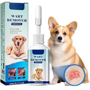 Dog Wart Remover: 20ML Dog SkinTag Removal, Natural Dog Wart Removal Treatment, Rapidly Eliminates Dog Warts & Dog Skin Tags - Fast Acting & Effective, No Harm & Pain-Free