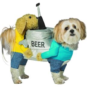 Rasta Imposta Dogs Carrying Beer Keg Dog Costume - 2X3X