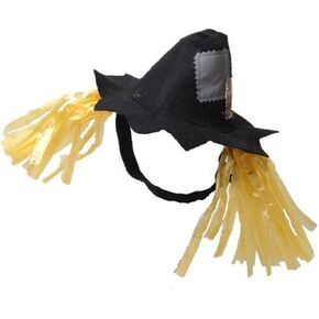 Angoily Scarecrow Costume Accessories Dog Hat Christmas Ornaments Christmas Decorations Dog Accessories for Small Dogs Decked Accessories Dog Scarecrow Hat Cosplay Halloween Pet