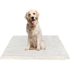 Dog House Pads for Small Medium Dogs, Washable Ultra Soft Pet Crate Kennel Pad Cushion 28.7"X27.5" Anti-Slip Puppy Pee Mat Outdoor Indoor Plastic Dog House Mattress Liner, Beige