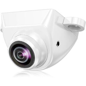 HD Backup/Front/Side View Camera, GreenYi AHD 720P Reverse Rear Cam for Car, SUV, RV, Trailer, Camper, Van, Pickup, Metal Shell, Adjustable Fisheye Lens, 170 Degrees Viewing Angle(White)