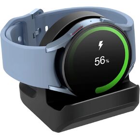 Stand for Samsung Galaxy Watch 6/ Watch 6 Classic/Watch 5(40,44mm)/ Watch 5 Pro(45mm)/ Watch 5 (Pro) Golf Edition(40,44,45mm), Silicone Non-Slip Charging Dock Base Holder with Cable Management Slot