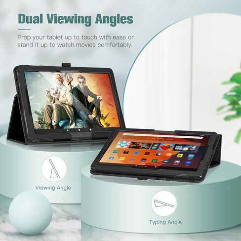 حافظة Fintie Folio لهاتف Amazon Fire HD 10 & 10 Plus الجيل 13/11th 2023/2021 in Kuwait