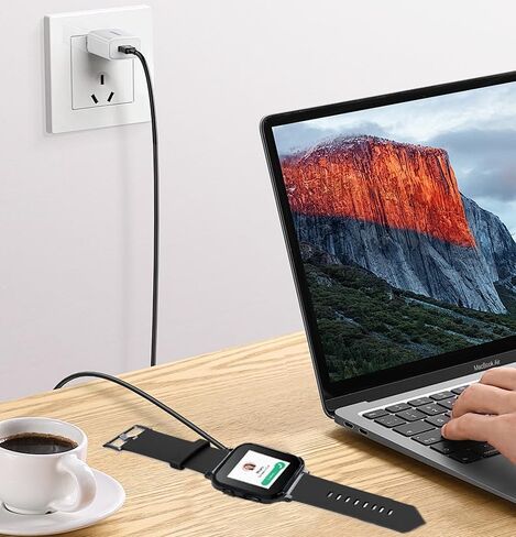 كابل شاحن متوافق مع ساعة Gabb 3,3.3ft كابل شحن مغناطيسي سلك USB لساعة Gabb 3 in Kuwait