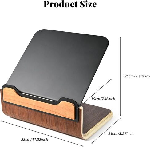 حامل كمبيوتر محمول خشبي للمكتب، حامل كمبيوتر محمول للمكتب، حامل MacBook، حامل iPad للمكتب، حامل كمبيوتر محمول خشبي لأجهزة الكمبيوتر المحمولة حتى 15 بوصة، حامل MacBook/Surface pro in Kuwait