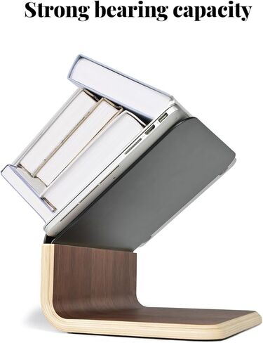 حامل كمبيوتر محمول خشبي للمكتب، حامل كمبيوتر محمول للمكتب، حامل MacBook، حامل iPad للمكتب، حامل كمبيوتر محمول خشبي لأجهزة الكمبيوتر المحمولة حتى 15 بوصة، حامل MacBook/Surface pro in Kuwait