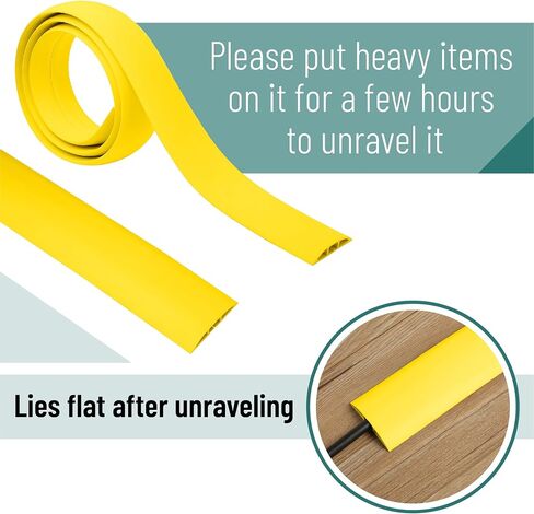Bates- Floor Cord Cover, 6ft Cable Cover, Cord Cover Floor, Cord Protector, Floor Cable Cover, Cord Hider Floor, Extension Cord Cover, Cable Cover Floor, Cable Floor Cover, Cable Covers for Cords in Kuwait