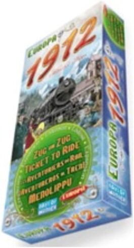 Ticket to Ride Europa 1912 Board Game EXPANSION - Expand Your Railway Empire Across Europe! Fun Family Game for Kids & Adults, Ages 8+, 2-5 Players, 30-60 Minute Playtime, Made by Days of Wonder in Saudi Arabia