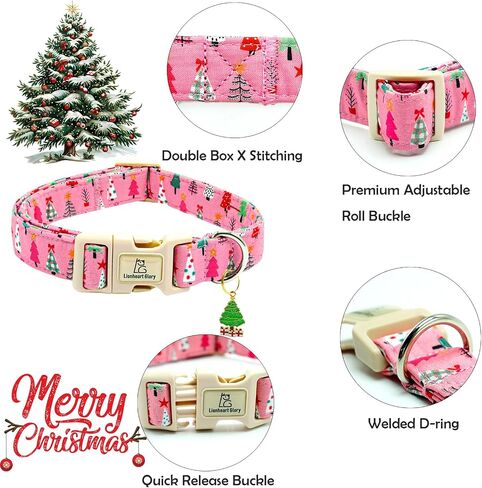 Lionheart glory Easter Dog Collar Colorful Collar for Medium Dog Collars Easter Egg Print Dog Collars Spring Female or Male Pet Gift Adjustable Heavy-Duty Holiday Dog Collar Plastic Buckle in Kuwait