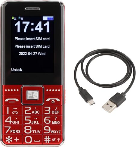Zyyini Mobile Phone for Seniors, G600 Multifunction 2G Unlocked Cell Phone, Large Large Font Large Volume, Dual Sim, with One Flashlight and SOS Alarm, 6800mah in Saudi Arabia