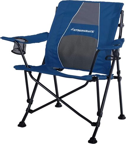 كرسي تخييم قوي من جورو، كراسي تخييم شديدة التحمل مع دعم قطني، كرسي تخييم قابل للطي على الظهر in Saudi Arabia