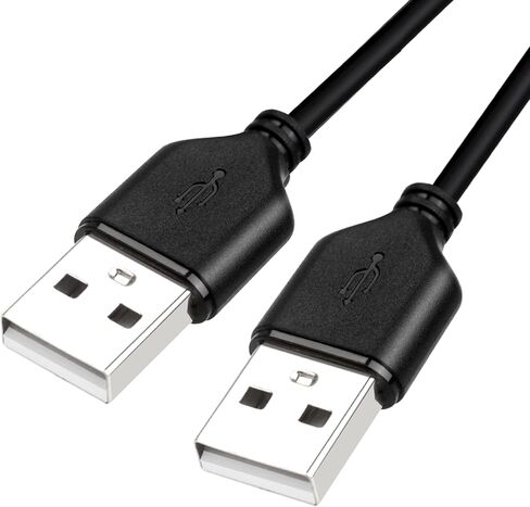 كابل USB2.0 A نحيف إلى USB A بطول 20 قدم، كابل USB2.0 طويل USB2.0 A إلى كابل شحن طويل سريع الشحن لأجهزة PS5 ولوحة المفاتيح والماوس والمزيد! قطر السلك 2.8 ملم in Kuwait
