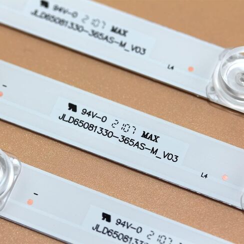 6 Pieces LED Backlight Strip TV Replacement Part for JL.D65081330-365AS-M 65HR330M08A1 65S421 65S425 65S423 65S425TGAA 65 inch TVs in Kuwait