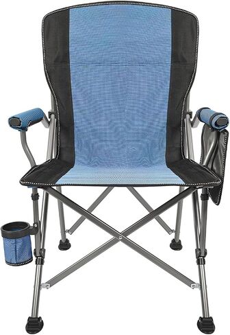 Camping Chair: 500 lbs Support, with Carry Bag, Cup Holder, and Organizer (Navy/Black) in Saudi Arabia
