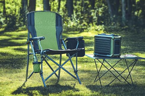 Camping Chair: 500 lbs Support, with Carry Bag, Cup Holder, and Organizer (Navy/Black) in Saudi Arabia