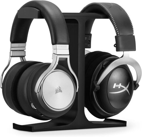 BRAINWAVZ The Icon - Dual Headphone Stand for Desk - Universal Design for All Gaming & Audio Headsets in Saudi Arabia