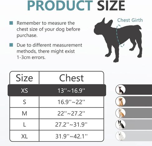 Hamshmoc Dog Harness, Reflective Soft Breathable Mesh Oxford Harness for Dogs, 2 Metal Rings & 4 Adjustable Buckles Pet Vest Easy Control Handle for Training and Walking (Blue, L) in Saudi Arabia