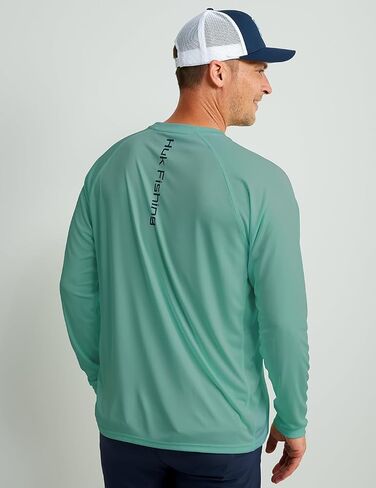 HUK Men's Pursuit Vented Long Sleeve, 30 UPF Fishing Shirt in Kuwait