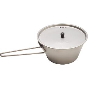 Vargo Titanium Sierra Magna | Ultralight, Strong and Versatile Camp Pot and Bowl Combo