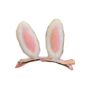 Easter Bunny Hair Clips Hairpins with Glitter Rabbit Ears Baby Girls Hair-Clip JHE14 (Golden Ear),One Size