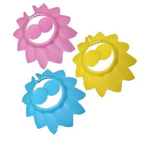 ibasenice 3pcs Baby Shower Cap Shower Caps for Kids Toddler Shampoo Baby Hair Shield Baby Shower Visor Cap Baby Safe Bath Cap Bath for Toddler Adjustable Shampoo Hat Baby Shampoo Hat Shade