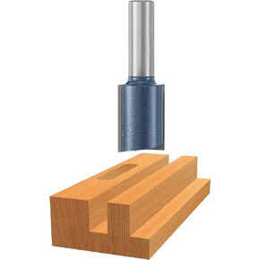 BOSCH 85458M 7/8 In. x 1-1/4 In. Carbide Tipped 2-Flute Straight Bit