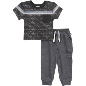 Splendid baby-boys Shore Stripe Short Sleeve SetToddler Boys Short Sleeve Set