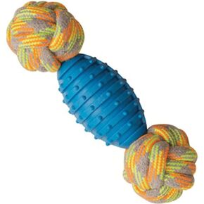 SNUGAROOZ Knot Yours Dog Toys for Aggressive Chewers, Strong Rubber Rope, Indestructible & Heavy-Duty Puppy Teething Chew Toys, Perfect Funny Gifts, (9 Inches - Assorted Colors)