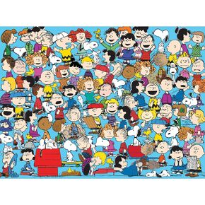 Cra-Z-Art - RoseArt - Peanuts - Cast of Characters - 1000 Piece Jigsaw Puzzle