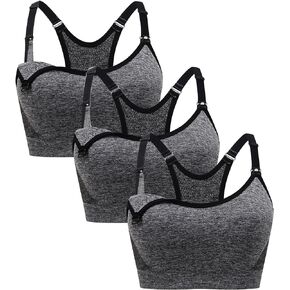 حمالة صدر رياضية للرضاعة متوسطة الدعم للنساء المتدليات، حمالة صدر لاسلكية للحوامل، حمالة صدر داعمة للرضاعة الطبيعية in Kuwait