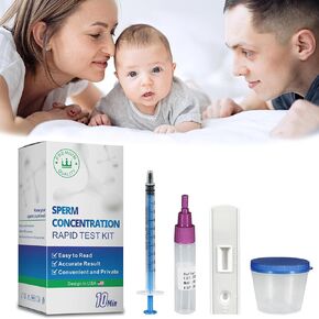 Fertility Home Test Kit for Men- Convenient, Private-Shows NorLow Sperm Count, Male Fertility Testing System, Accurate- Easy to Read Resultsmal or Low Sperm Count.