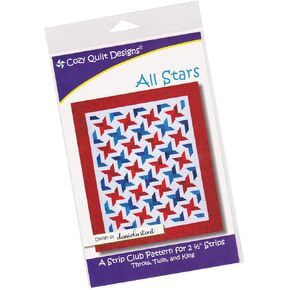 Cozy Quilt Designs 'Strip Club' Pattern - All Stars (Includes Instructions for Three Project Sizes)