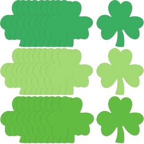 Jetec 300 جهاز كمبيوتر شخصى 5.5 بوصة القديس باتريك القواطع شامروكس الفصول الدراسية لوحة الإعلانات الديكور القواطع البرسيم محظوظ مع نقاط الغراء لحزب عيد القديس باتريك، والمشاريع الحرفية المدرسية للأطفال in Kuwait