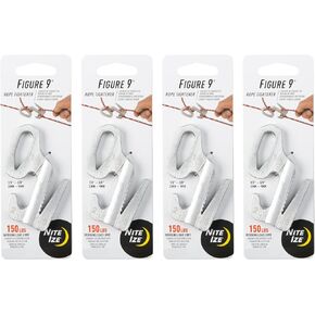 Nite Ize Figure 9 Rope Tightener - Large - 4 Count (4 Pack)