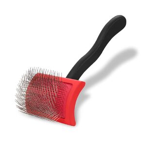 Paw Brothers Big Paw Dog Slicker Brush for Doodles, Goldendoodles, Poodles, Brush for Long Haired Dogs, Long Pin Dog Brush, Large