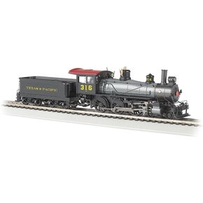 Bachmann Industries Baldwin 52" Driver 4-6-0 Dcc Ready Locomotive - Texas Pacific #316 - (1: 87 HO Scale)