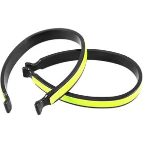 2Pcs Cycling Trouser Clip Cycling Ankle Safety Band Reflective Bicycles Clip Pant Leg Cuff Clip Bikes Cycling Equipment Cycling Trouser Wrap Clip Reflective Gear Accessories Outdoor Recreation