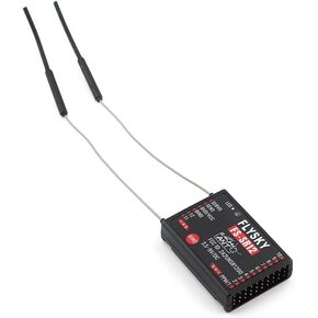 Flysky FS-SR12 12CH 2.4Ghz ANT Protocol PWM Output Receiver for FS-ST8 Fixed-Wing Aircraft Helicopters Gliders RC Boat Car